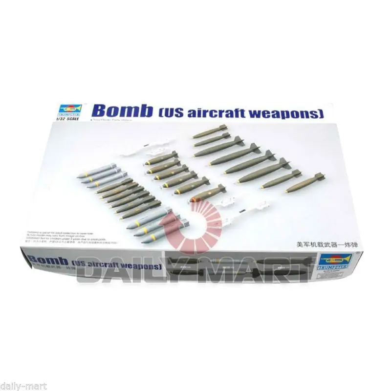 

В наличии в США 1/32 Trumpeter 03307, самолет США, Бомбочки для боевого самолета, набор моделей самолетов для самостоятельной сборки