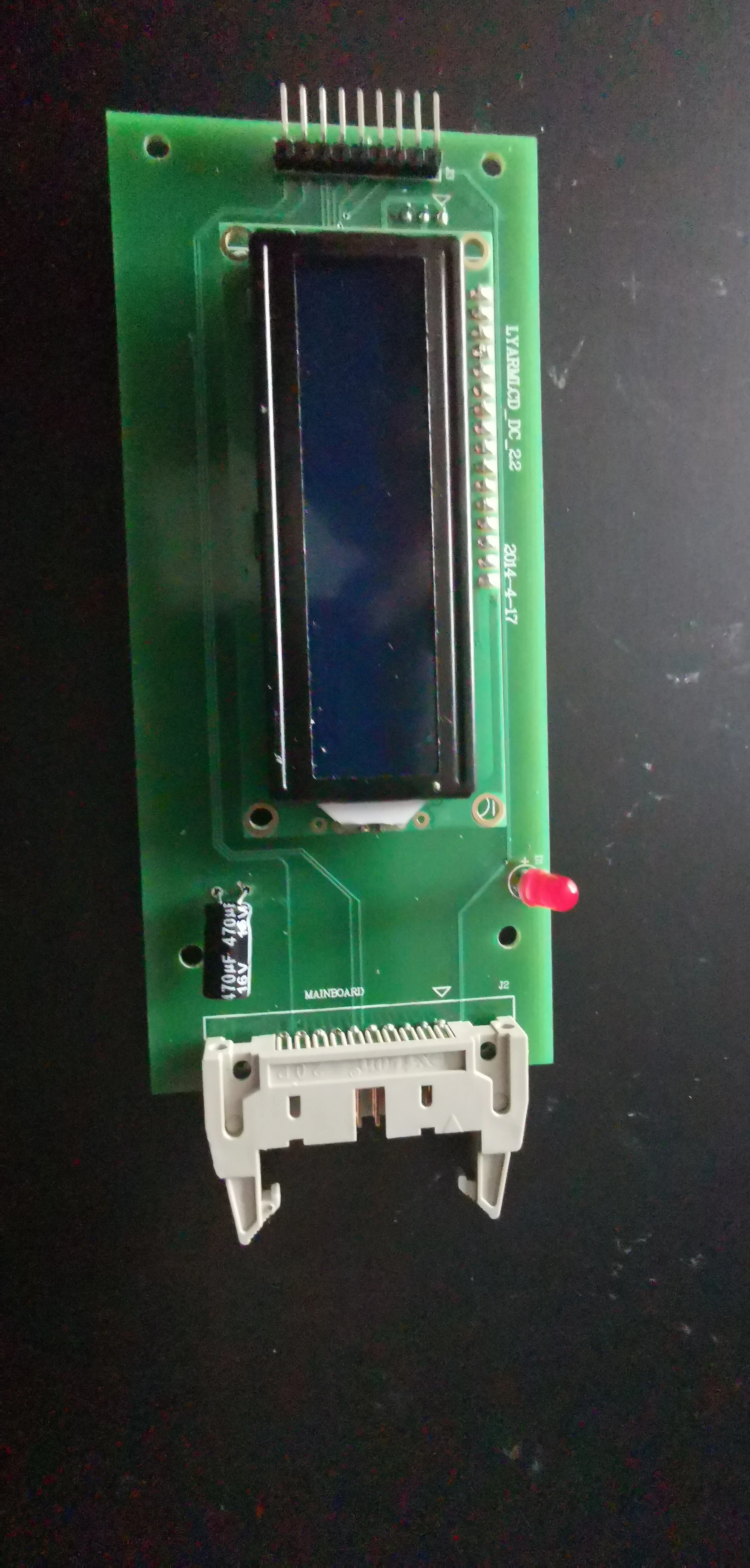 Liyu 1261DF TC1261-AA 예비 부품 커터 플로터 PCB 전용 디스플레이 화면