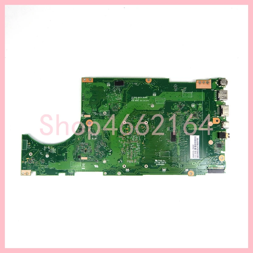 Placa-mãe X510uq un i3 i5 i7 para Asus X510u uq Uqr X510ua S510un S510ur X510uf S510ur S510un S510uq - Imagem 4