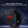 Simple Digital Watch for Men Women Fashion Sport LED Electronic Watch Black Silicone Wristband Casual Mens Watch Reloj Hombre 5
