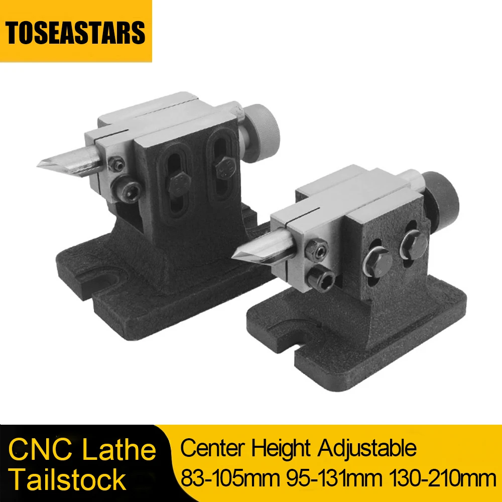 CNC Lathe Tailstock BS Indexing Head Plate Adjustable Center Height