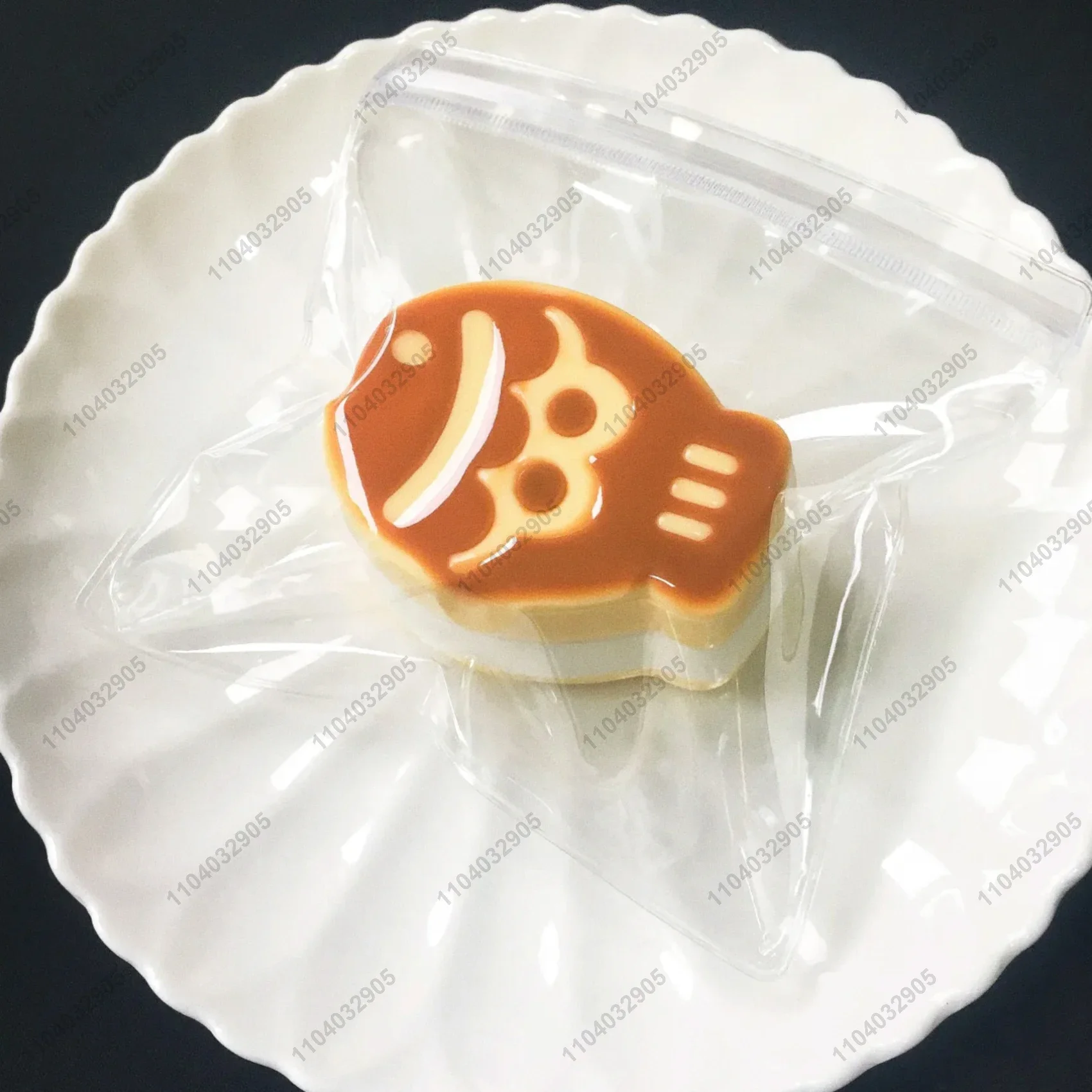 たい焼き魚タバスクイーズシリコーンマルチカラーたい焼き