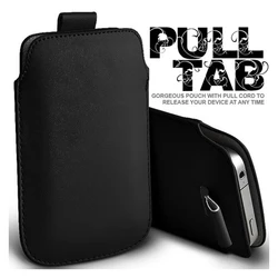 Pull & Push Tab Leather Phone Case Cover - 158X90MM (1)