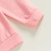 Citgeett Spring Mommy and Me Matching Outfits Long Sleeve Letter Embroidery Sweatshirts Pullovers Clothes 6