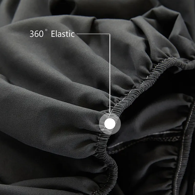 Fitted Bed Sheet With Elastic Band Solid Color Mattress Covers Protector For Single Double King Bed Cotton 150/160/180x200