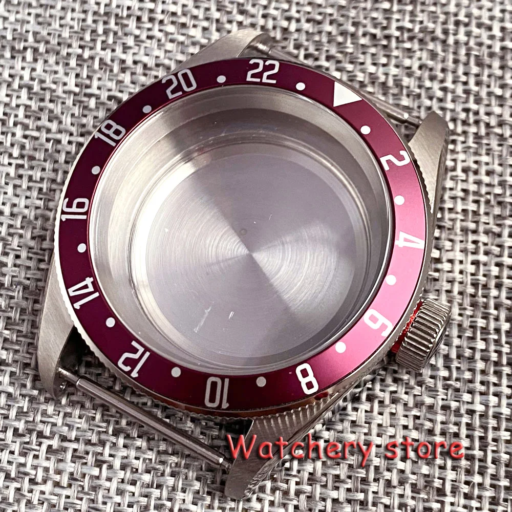 

Corgeut 41mm Silver Sterile Case Sapphire Glass Fit NH35 NH36 ETA 2836 Miyota 8205 8215 821A Mingzhu DG2813 3804 movement