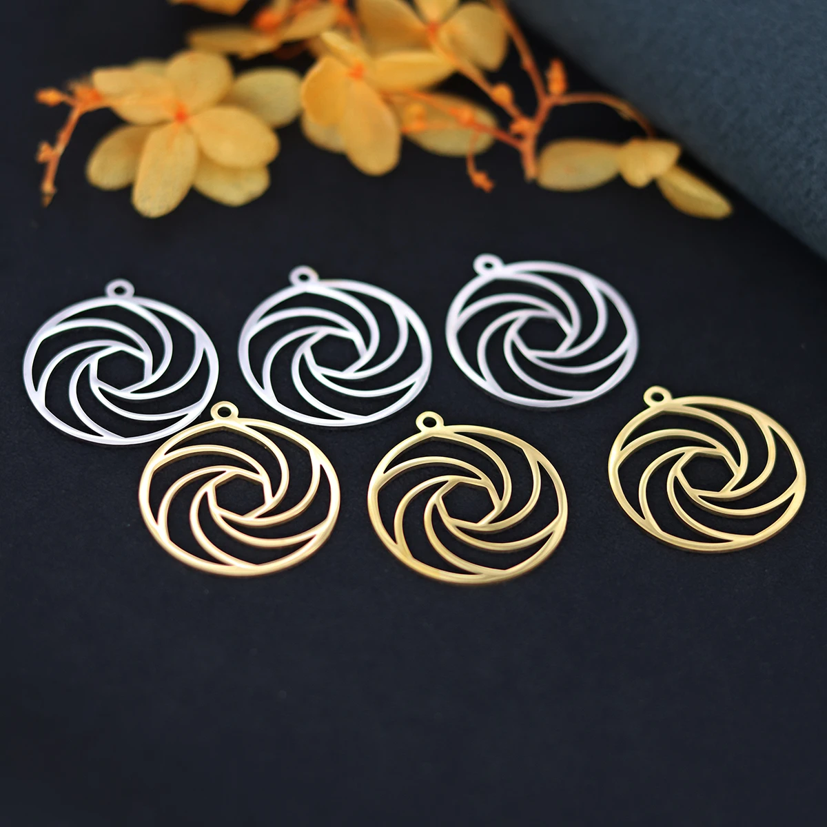 쥬얼리용 카메라 렌즈 참, 사진 촬영, 소녀 목걸이 펜던트, 귀걸이 액세서리, 3 개