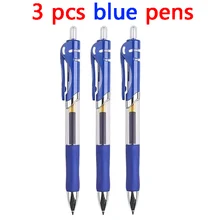  23 Pcs Ballpoint Pen + Refill Set Black Blue Red Ink Gel Pen Bullet Tip 0.5mm School&office Supplies Stationery 
