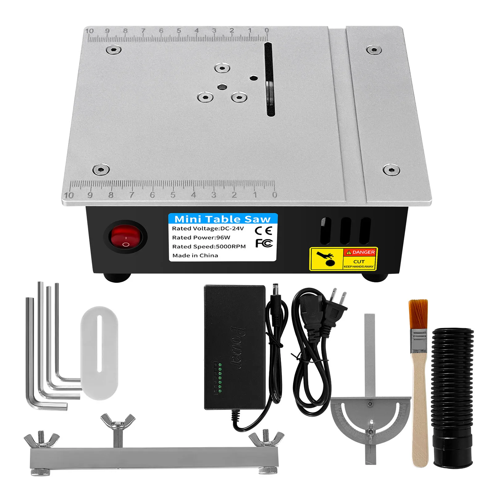 

Mini Table Saw Kit DIY Model Cutting Power Tool For DIY Handicraft Model Building Woodworking Decoration 96W Plug Optional