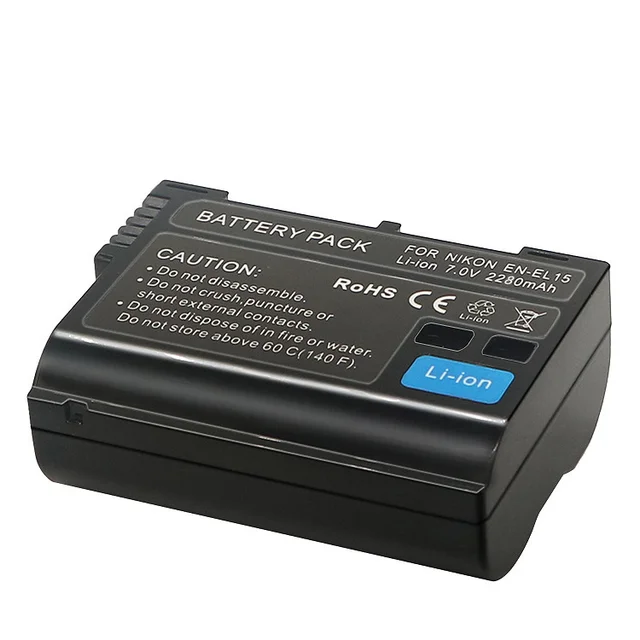 Batteria Compatibile Nikon EN-EL15c / EN-EL15 - Per D750, D850, D500, Z6 II E Altri - Foto 4