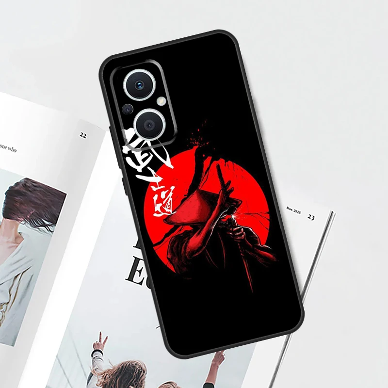 Red Sun Japanese Anime Phone Case Cover