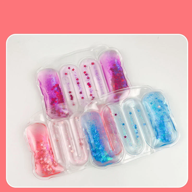 Fidget Toy Summer Novelty Stress Relief Toys Star Hydration Bladder Squeeze Ice Cool Water Strip Party Game Restless Stress Girl Toys