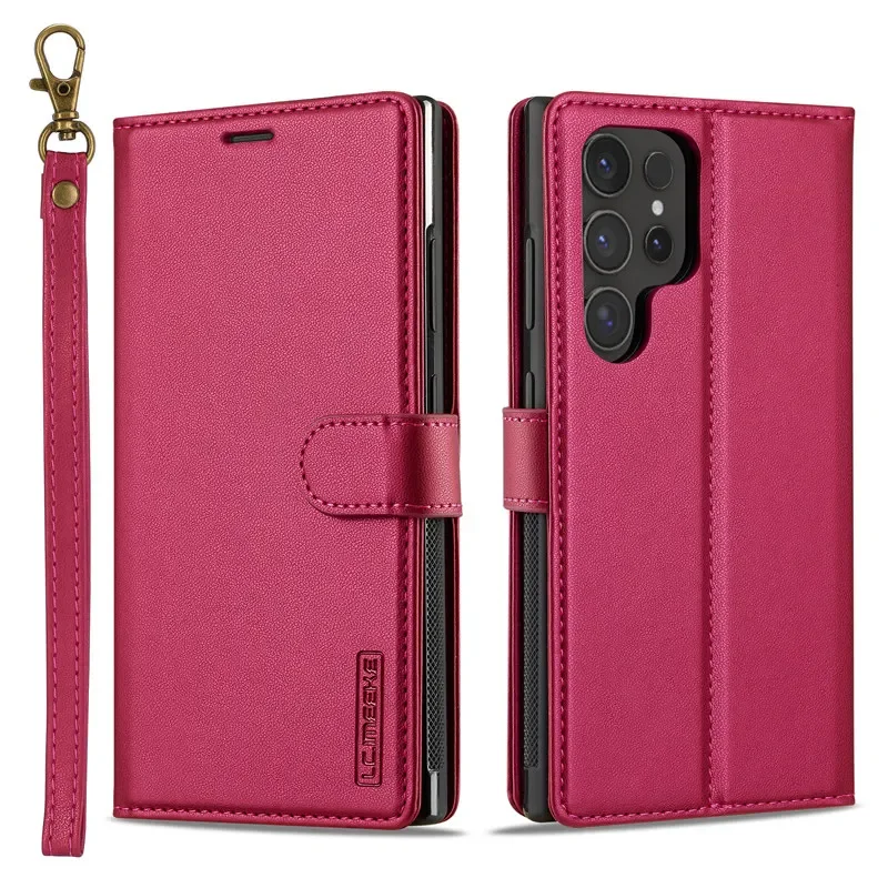 Premium Magnetic Flip Leather Phone Case with Wallet Card Holder