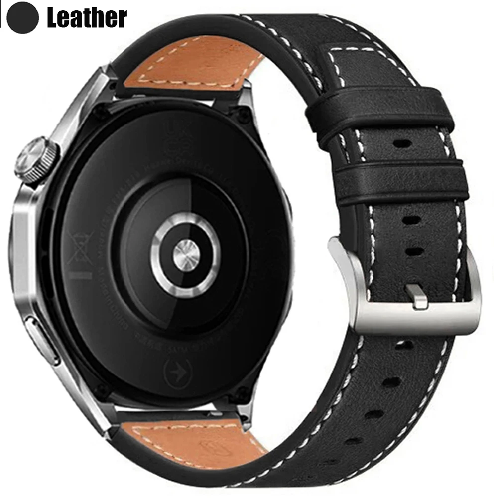Vintage Leather Watch Band, 20mm/22mm, Universal Sports Strap