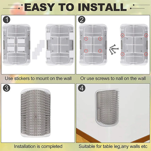 Cat Scratcher Massager for Cats Scratching Pets Brush 5