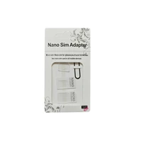 20 Sets Micro Nano SIM Card Adapter Connector Kit For iPhone 6 7 Plus 5S Huawei P8 Lite P9 Xiaomi Note 4 Pro 3S Mi5 Sims Holder 5