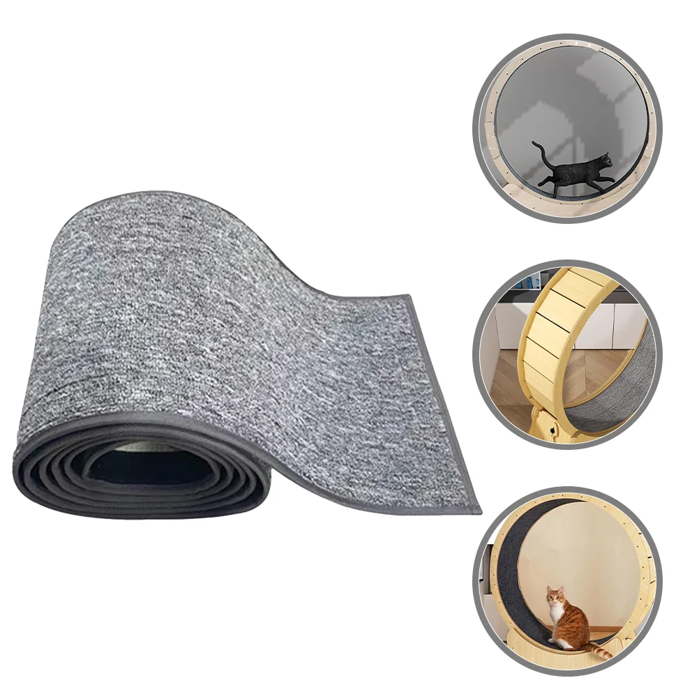 

Cat Exercise Wheel Mat Cat Running Wheel Carpet Felt Cushion Cat Treadmill Wheel Scratcher Pad Cat Exercise Wheel