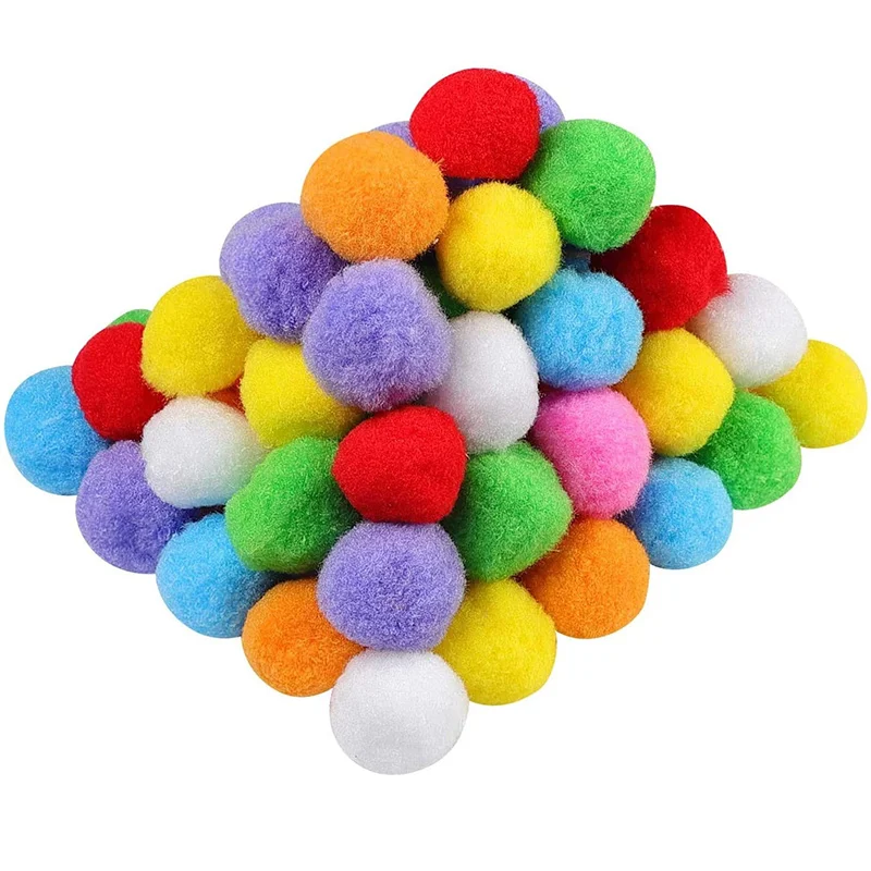 Colorful Fluffy Pom Pom Balls