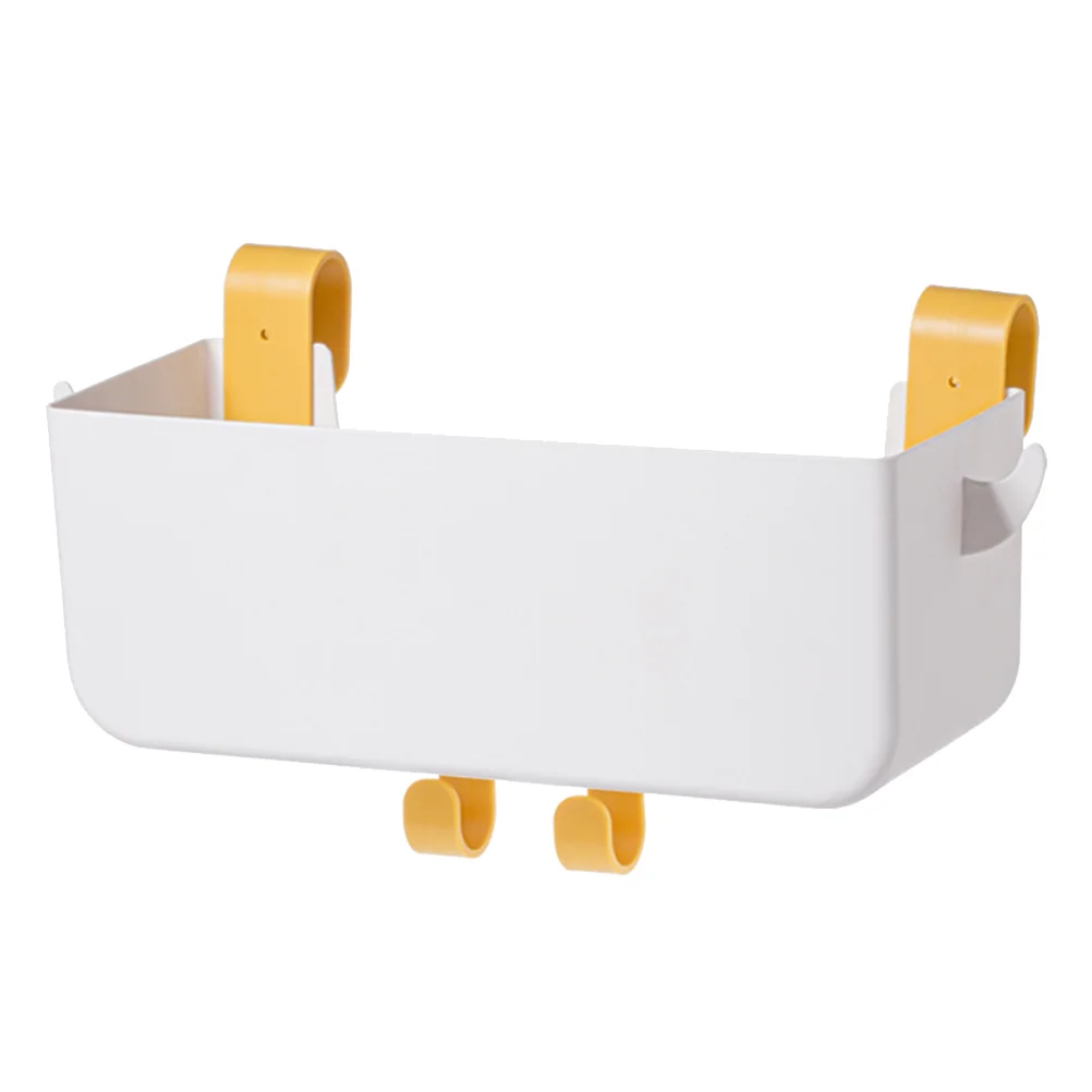 

Wall Hanging Storage Basket Dormitory Bed Organizer High Capacity Bedside White Student