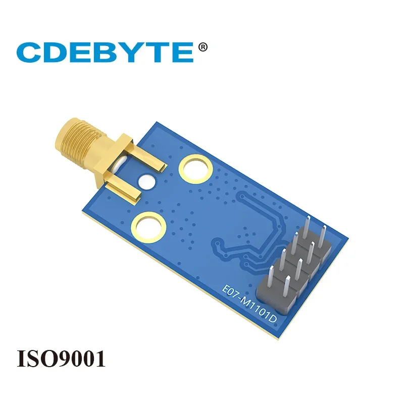 UHF 무선 송수신기 E07-M1101D-SMA 딥 433MHz 송신기 및 리시버 RF 모듈, CC1101 433MHz 100mW SMA 안테나, 5 개