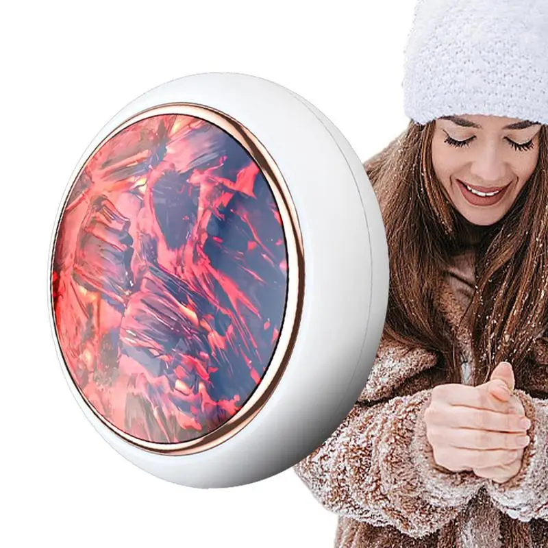 

Rechargeable Hand Warmer Creative Portable Electric Pocket Hand Heater Rechargeable warmer Menstrual Quick Heated Hand Warmer
