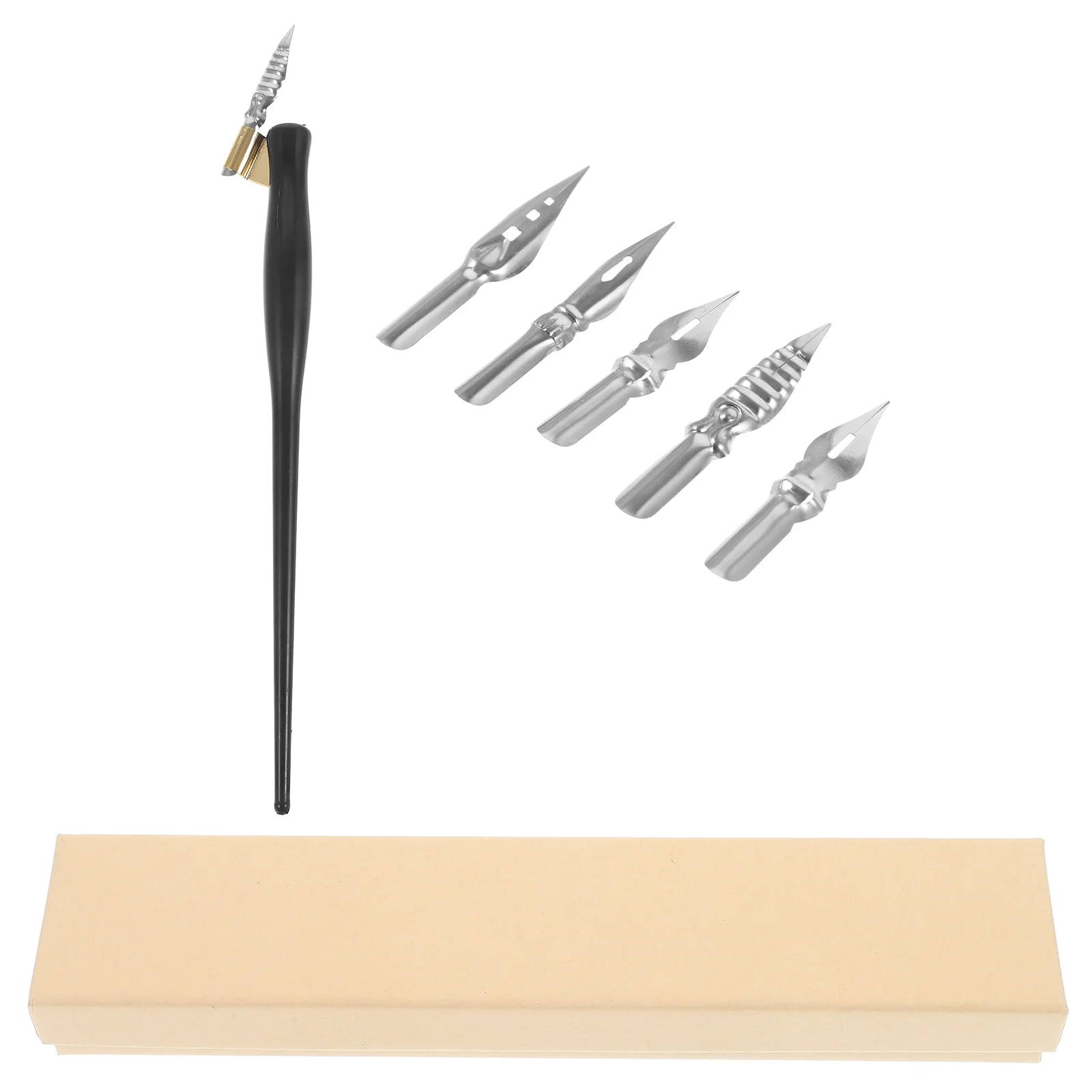 

Наклонная ручка для каллиграфии, уникальные ручки для погружения, удобный винтажный декор для погружения в воду