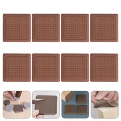 8 Pcs Silicone Table and Chair Mat Furniture Foot Pads Protection Leg Socks Silica Gel