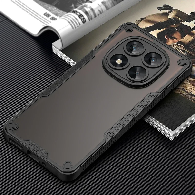 Luxury Hybrid Armor Rugged PC Case - Shockproof Airbag Protection & Camera Guard