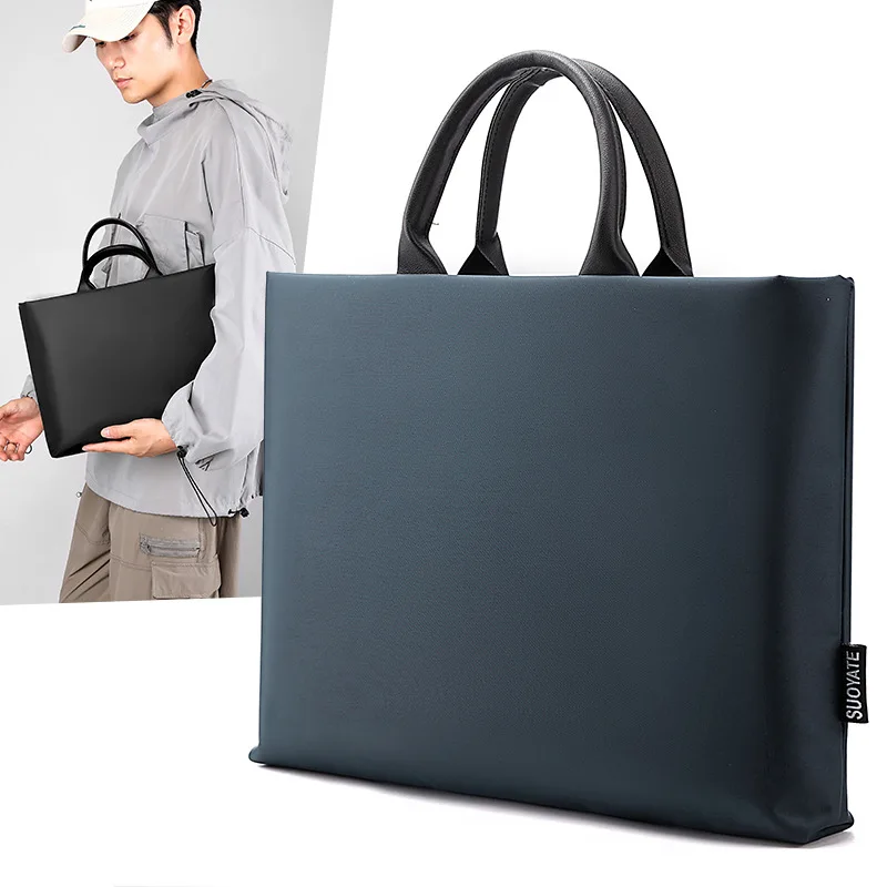 

Business Men's Briefcase Business Document Information Kit Laptop Handbag Gift Advertising Computer Bag