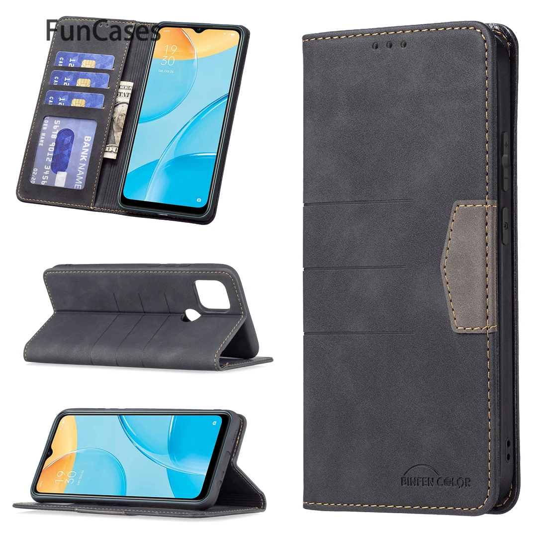 Custodia A Conchiglia Per Telefono Lines Book Per Hoesje Oppo F19 Pro Plus Accessori Semplici Capinha Oppo Cellulare A15 A16 F19 4G A16S Pro Casa
