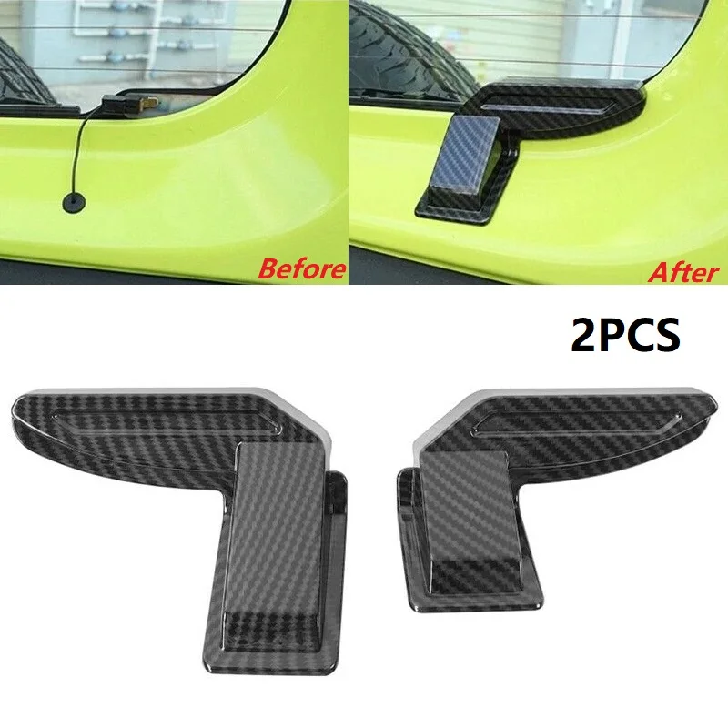 

For Jimny Rear Windshield Heating Wire Protection Cover Demister Cover 2PCS For Suzuki Jimny JB64 JB74 2018-2021 ABS