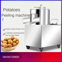 Stainless Steel Electric Potato Peeler for Commercial Use with Easy Cleaning Function 2