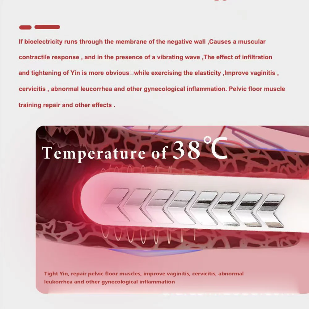Kegel Exerciser Pelvic Floor Muscle, Pelvic Floor Strengthening Device Women Electric Incontinence Treatment Device