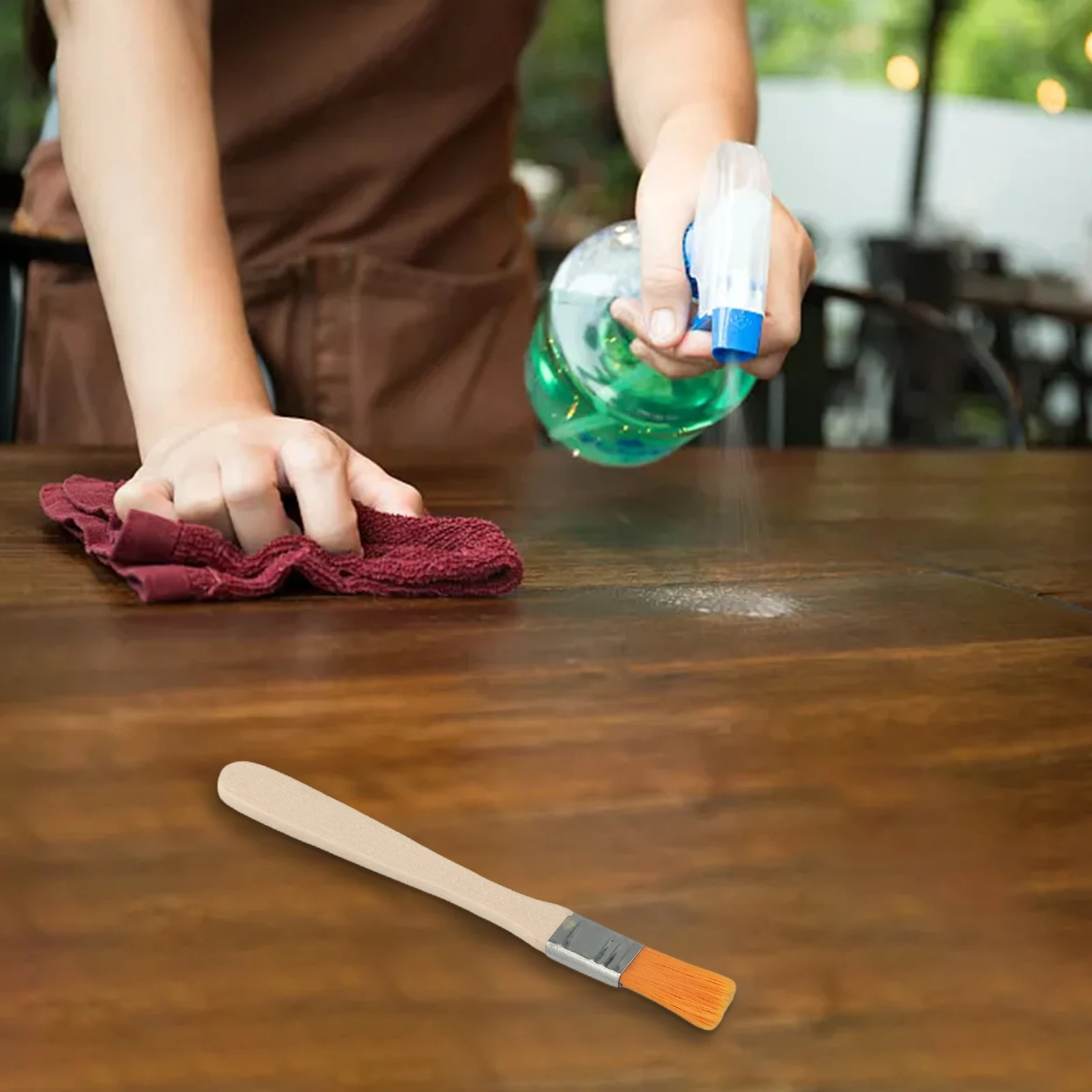 30 قطعة/المجموعة/مجموعة فرشاة تنظيف لإزالة الغبار بمقبض خشبي لأدوات رسم الطلاء فرشاة تنظيف الغبار فرشاة الطلاء