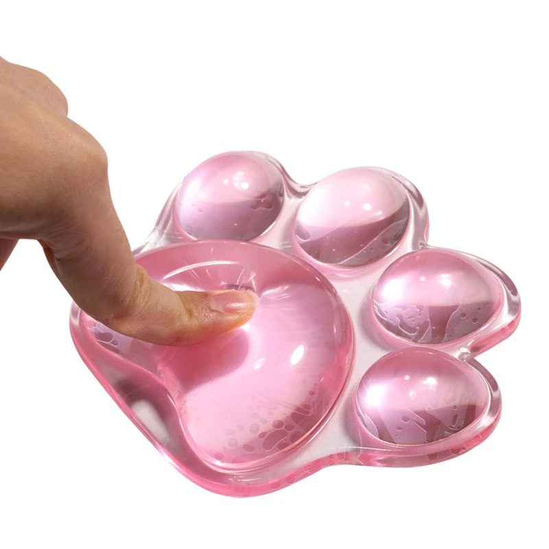 Rests, Suporte Almofada, Cartoon Silicone Cat Paw Wrist Pad
