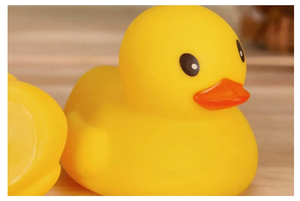 baby shower toys 10pcs Squeaky Rubber Duck Duckie Float Bath Toys Baby Shower Water Toys for Swimming Pool Party Toys Gifts Boys Girls baby shark toys for toddler girl