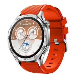 Premium 22mm Silicone Sports Watch Strap - Versatile Replacement Wristband Accessory for 22mm Width (Official orange)