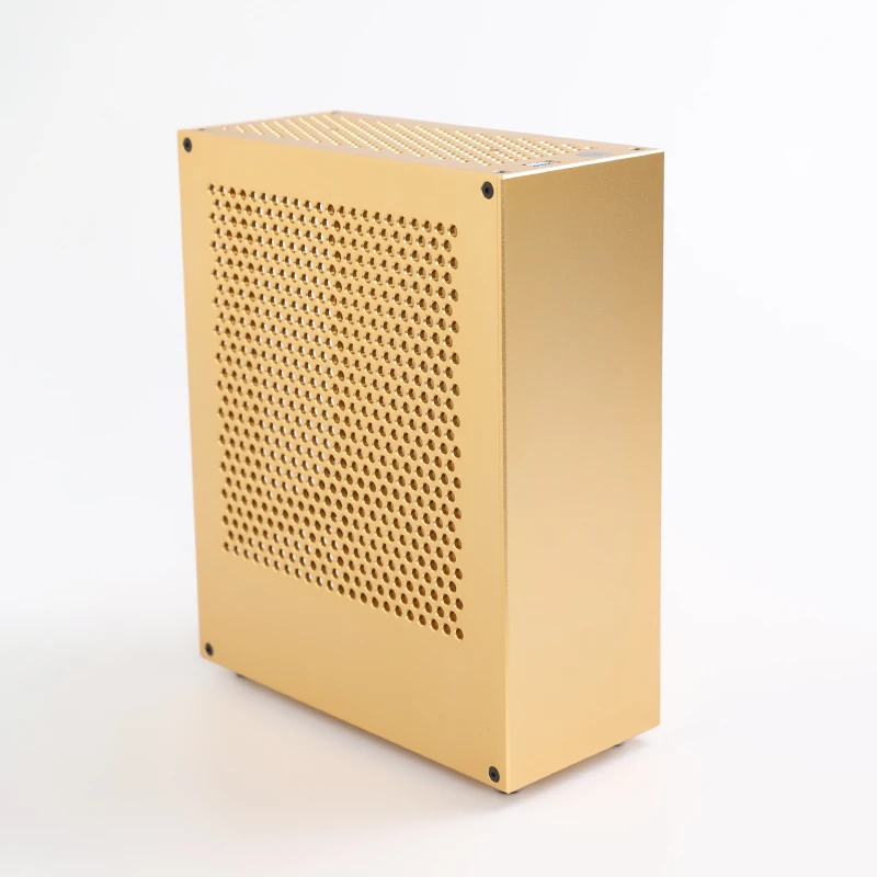 Bug-a1 미니 ITX 케이스 컴팩트 APU 알루미늄 합금 1U 소형 파워 휴대용 핸들