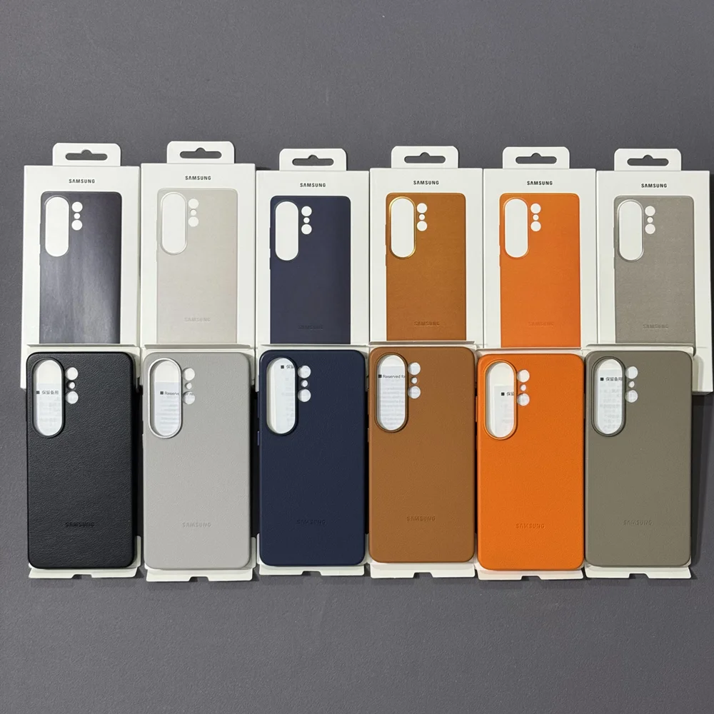 Premium Genuine Leather Shockproof Phone Case - Full Protective Shell for Samsung Galaxy S26 Ultra 5G
