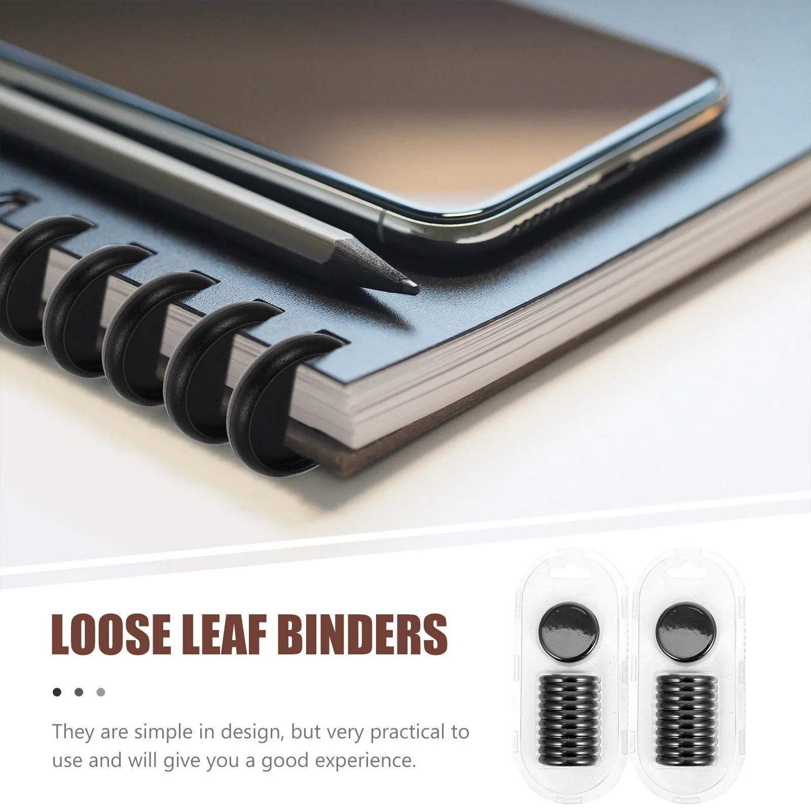 22개 디스크바운드 확장 디스크 플라스틱 바인더 버클 (노트북용) 루즈리프 바인딩 용품 원형 노트북 바인딩 디스크