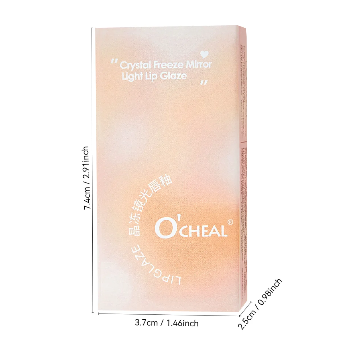 OCHEAL Cross Border Velvet Mirror Matte Lip Gloss Lipstick Moisturizes and Nourishes not easy to stick to cup white lip gloss