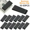 10-50pcs Stainless Steel Slim Pocket Men Design Money Clip Wallet Cash ID Credit Card Business Dollar Holder Metal Bill Clamp 1