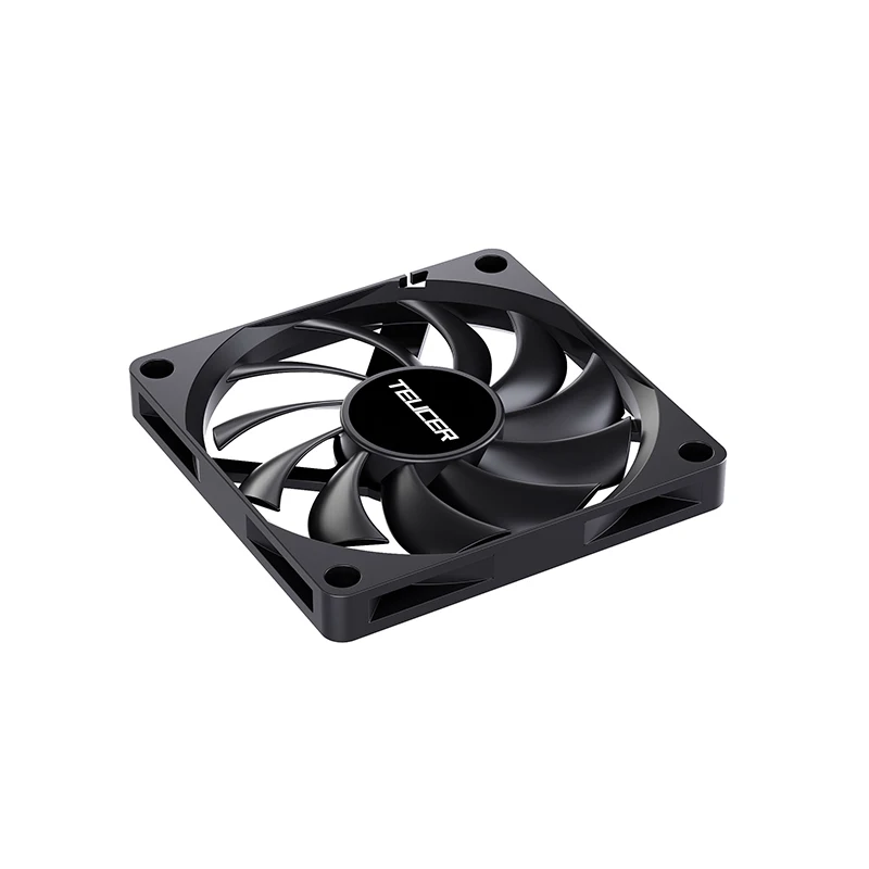 TEUCER UT-8010 Chassis Cooling Fan 80x10mm Ultra-thin Size PWM 4PIN For Desktop Computer CPU Cooling