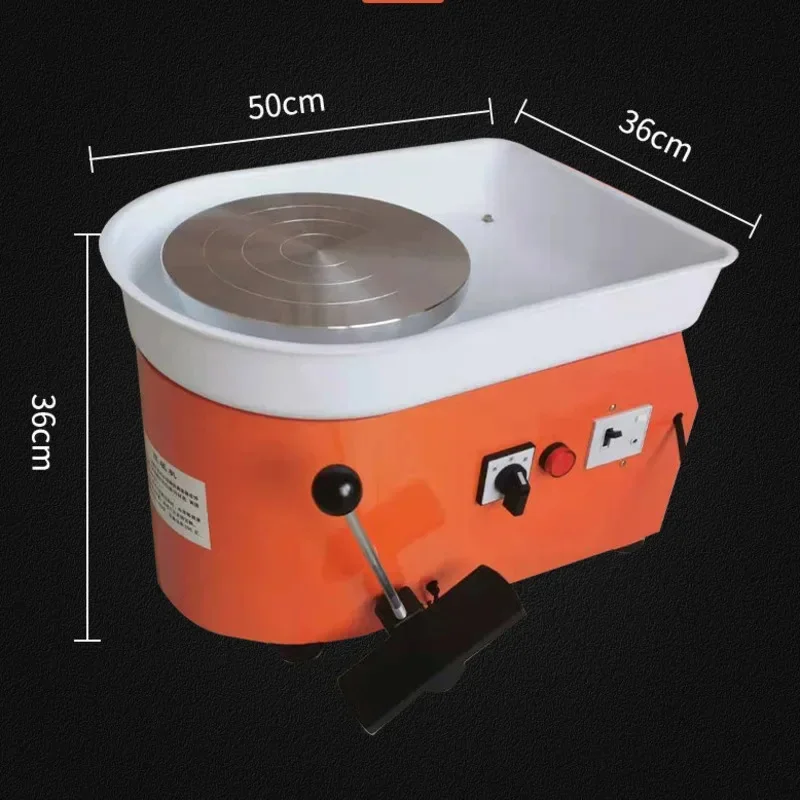 220V Pottery Wheel Machine Ceramic Art Machine Electric Drawing With 25CM Turntable School Pottery Household