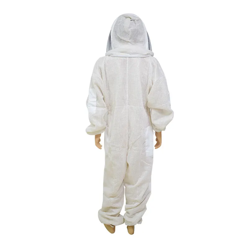 Breathable 3-layer Vented Bee Suit with Veil Beekeeping Gear