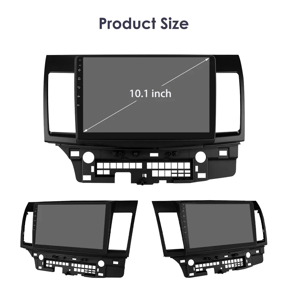 Hizpo 2Din 10,1 pulgadas Android Auto Radio de coche para Mitsubishi Lancer 2007 - 2012 navegación GPS RDS DSP SWC 4G CarPlay UI7862 estéreo 5