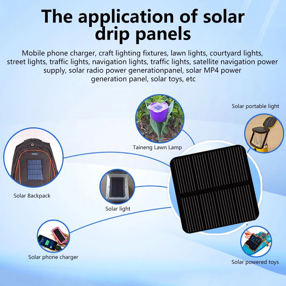 10db 2V 160ma 50*50mm napelemes panels DIY számára Üteg Pártsejt telefont chargers monocrystalline Szilícium Modul számára kemping Patyolat Villanyégő