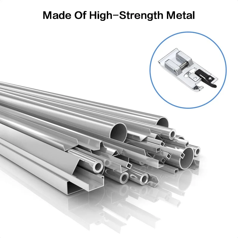 3 Piedini Per Macchina Da Cucire - Set Per Sopraggitto E Overlock - Compatibili Con Tutte Le Macchine A Scatto A Gambo Basso - Foto 11