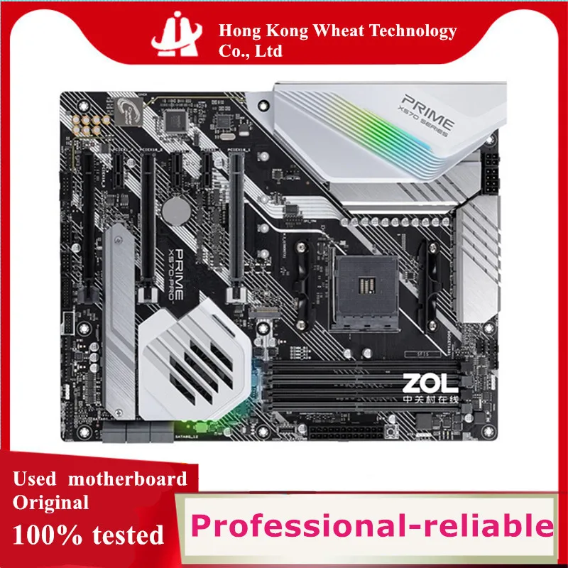 Scheda Madre Amd X570 Prime X570-Pro Usata Presa Originale Am4 Ddr4 128Gb M.2 Nvme Usb3.0 Scheda Madre Desktop Sata3