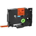Black on Fluo Orange